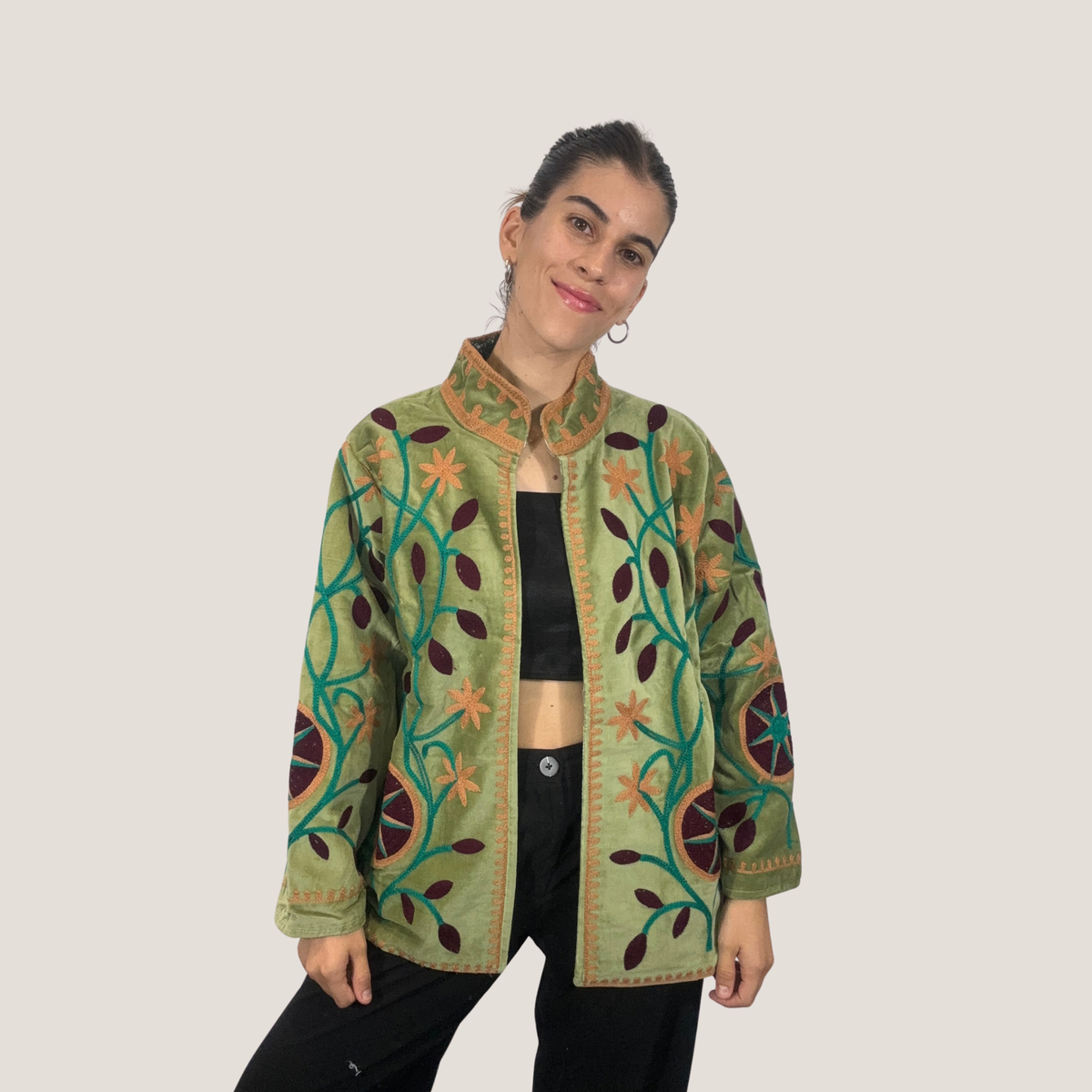 Chaqueta Suzani de Terciopelo - Kaira