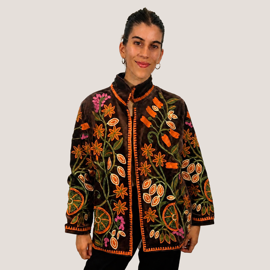 Chaqueta Suzani de Terciopelo - Ziya